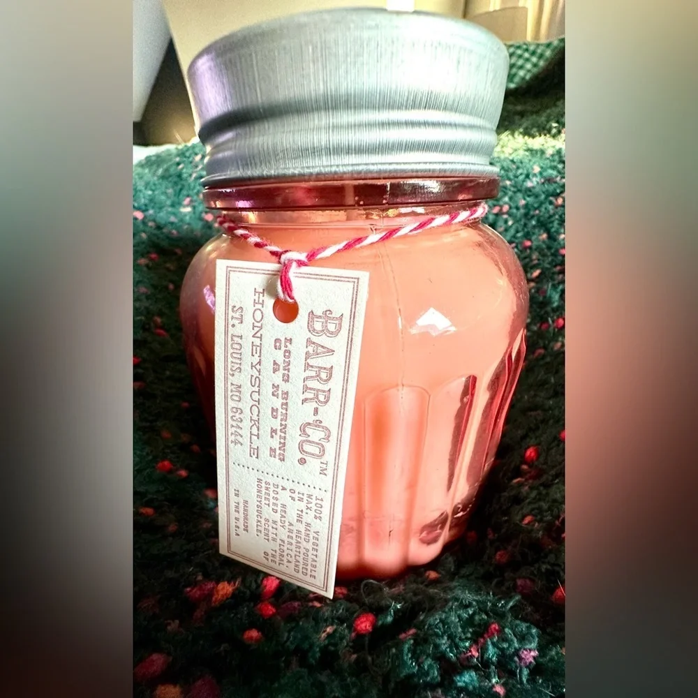 🎸Barr-Co. Apothecary🎸🔥NWT🔥Honeysuckle Jar Candle 20 oz.